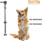 Mighty Paw Designer Dog Doorbell - Tinkle Bell 2.0 - Potty Training Aid - Doggy Bell for Housetraining - Stormy Grey Paisley
