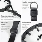 SVD.PET Dog Prong Collar for No-Pull Training, Quick-Release Buckle Adjustable Pinch Collar for Large Dogs (Black, Large Size)