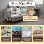 Cat Scratch Furniture Protector - Thicken PVC 118.11"*15.75 Couch Protector from Claws Single-Sided Anti Scratching Tape - Cat Couch Corner Protector - Pet Tape for Furniture for Door Wall