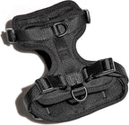 Wild One Dog Harness, The Original No-Pull, Pet Harness with 3 Leash Clips, Adjustable Soft Padded Vest, Comfortable, Stretchy, Size L, Black