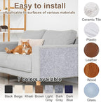 uxcell Self-Adhesive Cat Scratching Mat, 1 Roll 23.6" x 11.8" Couch Protector from Cat Claws for DIY Sofa, Wall, Doors, Cut Anti Cat Scratch Pad Carpet Mat, Light Gray
