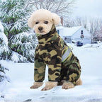 Dog Coats for Small Dogs, Polar Fleece Dog Pajamas Bodysuit for Small Medium Dogs, Dog Winter Jacket Dog Sweater Dog Vest for Small Dog, Dog Four-Legged Warm Clothes