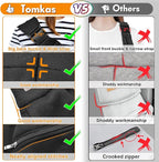 Tomkas Small Dog Sling Carrier - Cat Sling Carrier - Adjustable Strap & Zip Pocket - Suitable for Puppies (Black)