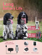 No Shock Dog Training Collar 2 Dogs, Vibrating Dog Collar, Vibration Collar for Small Medium Large Dogs - No Shock No Prongs