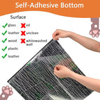 Cat Scratching Mat - 79"x16" Trimmable Cat Scratching Carpet Mat, Large Self-Adhesive DIY Cat Scratch Mat Roll, Cat Tree Shelves Replacement Mat Pad, Couch Furniture Protector, Toy Ball&Strong Tape