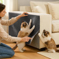 Couch Cat Scratch Protector 78.7"x15.8" – Adhesive Cat Scratch Pad, Cuttable Furniture Protector for Sofa Arms, Sides, Chair Backs & Bed Edges,Dark Gray