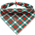 Elegant Little Tail Christmas Dog Bandana - Holiday Bandanas for Small, Medium, Large Dogs - Soft, Washable, Adjustable Square Scarf Kerchief for Girls and Boys