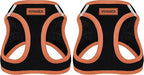 Voyager Step-in Air Dog Harness - All Weather Mesh Step in Vest Harness for Small and Medium Dogs by Best Pet Supplies - Orange Trim, M (Pack of 2)