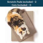 Cat Scratch Pads Refill Pack, 17”x12.5” Double-Sided Cardboard Scratching Boards for the 5609Pets Cat Scratcher Box (2 Pack)
