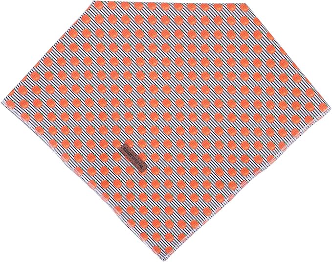 Elegant Little Tail Bandana for Boy Girl Small Medium Large Dogs, Comfortable Bibs Scarf, Adjustable Square Kerchief