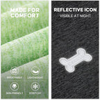 KYEESE 2Pack Dog Shirt, Lightweight Sun Protection Sleeveless Dog T Shirts for Large Dogs, Breathable Pet Reflective Tank Top Summer Dogs Clothes for Outdoor Walking, Green+Grey, 3XL