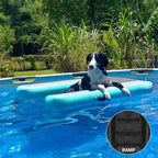 Inflatable Dock Platform for Dog, Large Dog Float Floating Ladder Up to 200 lbs Dogs Water Ramp, Non-Slip PVC with Boat Ramp for Pool, Dock, & Lake