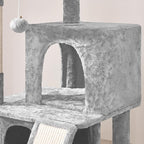 Topeakmart 36in Cat Tree Kittens House Condos for Cat Activity Center Play House