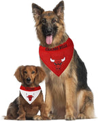 Pets First NBA Dog Bandana - Chicago Bulls Reversible Pet Bandana. 2 Sided Home & Away Sports Bandana with a PREMIUM Embroidery TEAM Logo, Large/X-Large