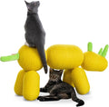 Cat Scratcher, Rhinoceros Cat Tree, Modern Design Pet Furniture, Sisal Scratching Post for Kitten & Adult Cats, Funny Cat Climb Tree Toy (Yellow)