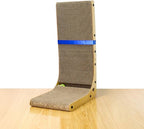 27" L Shaped Cat Scratchers for Indoor Cats, Corrugated Cardboard Cat Scratcher Pad, Vertical Scratching Board Indoor Use Protecting Furniture Scratch Pad, Cardboard Scratching with Ball Toy