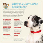 Country Brook Petz - Martingale Dog Collar - Heavy-Duty Training Collar with No Buckle - Service Dog Collar for All Pups - 10+ Warm Colors (Hot Yellow, 5/8 Inch, Extra Small)