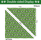 St. Patrick's Day Dog Bandana, 2 Pack Adjustable Holiday Party Pets Saint Patrick Day Bandana Lucky Triangle Bibs Cat Scarf Set