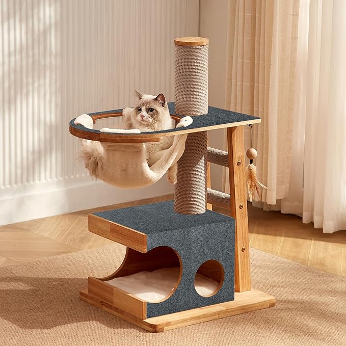 78.7"x15.8" Trimmable Cat Scratching Mat, Self-Adhesive Cat Scratch Furniture Protector Cat Scratching Post Carpet Covered Tree Shelves Replacement, Extra Large Cat Wall Climbing Carpet, Dark Gray