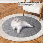 Cat Scratch Mat - 78.74"x15.74" Self-Adhesive Anti Scratching Pad for Couch, Trimmable DIY Cat Sofa Furniture Wall Cat Tower Protector, Replacement Pads for Pet Couch Protector from Claws Light Gray