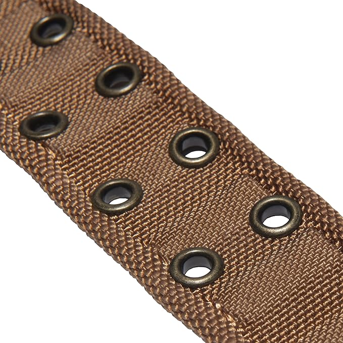Carhartt Pet Fully Adjustable Wide Webbing Collar for Dogs, Heavy Duty Nylon for Walking & Training, Carhartt Brown, Medium