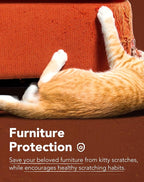 Lukamoo® Cat Scratching Pad, Wall Mounted Scratcher for Indoor Cats (Medium (24'' x 16'')) (Calico)