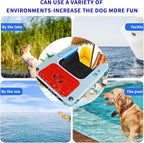 Inflatable Dock, Load-Bearing 200 pounds, Dog pet ramp, Suitable for Swimming Pools, Boat Docks, Lakes, Beach use Water Sports Platform.