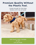 Wooflinen Unscented Compostable Dog Poop Bags – Leak-Proof Dog Poop Bags Rolls – Large 9x13”, Durable, Easy Tear – Made from Plant-Based Materials – For Big & Small Dogs – 720 Count (48 Rolls)