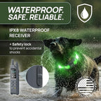 Dog Shock Collar (New Version) with 360° LED Lights – 4200FT Dog Training Collar with Remote, IPX8 Waterproof, Beep/Vibration/Safety Shock Modes, Rechargeable E-Collar for Dogs