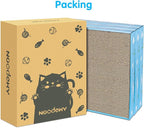 3Pcs Cat Scratching Pads, Double-Sided Corrugated Horizontal Cat Scratcher Cardboard, Scratch Board