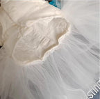 Furbabycare® Elegant Sweet Fashion Puppy Dog Blingbling Princess Skirt Pet Dog Lace Cake Camisole Tutu Dress F-White X-Small