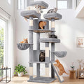Globlazer 80 Inch Heavy Duty Cat Tree for Large Cats,F80H (Light Gray, 80 Inch)