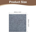uxcell Self-Adhesive Cat Scratching Mat, 1 Roll 23.6" x 23.6" Couch Protector from Cat Claws for DIY Sofa, Wall, Doors, Cut Anti Cat Scratch Pad Carpet Mat, Light Gray