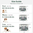 Love's cabin Pet Puppy Dog Playpen, Large Dog Tent Crates Cage Indoor/Outdoor, Portable Exercise Playpen for Cat, Foldable Pop Up Dog Kennel Playpen with Carring Case (L, Gray Green)