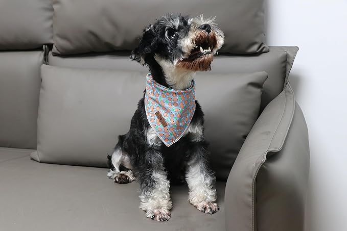 lionet paws Hallonween Dog Bandana for Small Medium Large Dogs,Washable Dog Triangle Bibs Scarf Dog Cat Kerchief for Girl Boy Gift
