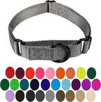 Country Brook Petz - Martingale Dog Collar - Heavy-Duty Training Collar with No Buckle - Service Dog Collar for All Pups - 10+ Cool Colors (Charcoal, 3/4 Inch, Small)