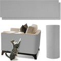 2 Pack Total 12 X 78 Inch Cat Scratch Mat for Cat Couch Furniture and Wall Protector | Trimmable Self-Adhesive Carpet Sisal Cat Scratcher Mat (Grey)
