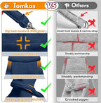 Tomkas Small Dog Sling Carrier - Cat Sling Carrier - Classic Pocket & Classic Strap - for 3-10 lbs Pets(Darkblue)