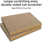 AGYM Cat Scratchers 8 Packs Refill Cat Scratching Pad Cardboard for Indoor Cats and Kitten, Large Size Cat Scratch Pad Board Easy for Cats to Scratch