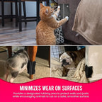 The Original ScratchnAll Animal Scratch Pad, Flexible Acupressure Nubs & Interlocking Design, Very Durable & All-Weather, Great for Domestic, Barnyard and Zoo Animals - USA Made, Black