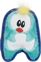 Outward Hound Durablez Minis – Squeaky Plush Dog Toy, No Stuffing for Less Mess, Interactive & Tough, Jumbo Squeaker, Puppies & Small Dogs, Penguin, 6.3"