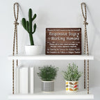 No Soliciting Sign For House, Do Not Knock Or Ring Doorbell, Do Not Knock Or Ring Doorbell, Rustic Hanging Sign For Front Door, Nursery Home Bedroom - f005