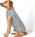 KYEESE Reflective Dog Shirt, Lightweight Sun Protection Dog T Shirts for Medium Large Dogs, Breathable Sleeveless Pet Tank Top High Visibility Summer Dogs Clothes for Night Walking Outdoor, Grey, 2XL