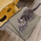 Cat Scratcher House, 2 in 1 Cat Cardboard House with 2 Scratching Pads, Sturdy Cat House Lounge for Indoor Cats to Rest and Hide, Maximum Load Capacity 66 Lbs