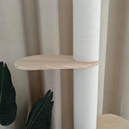 Wooden Pedal Cat Shelves for Floot to Ceiling Cat Tree Parts
