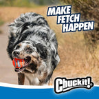 Chuckit! Dog Ball Launcher 12M Sport with 12" Handle Length for Medium 2.5" Dog Balls For Dogs 20-60 lb, Plastic Pet Fetch Ball Thrower, Perfect for Kids, Made in USA, Blue