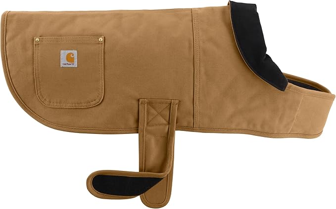 Carhartt Gear P0000340 Firm Duck Insulated Dog Chore Coat - X-Large - Carhartt Brown