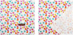 Elegant little tail Dog Bandana, Valentine's Day 1PC Washable Dog Scarf Female or Male Square Bib Kerchief Scarf Adjustable Pet Bandana for Medium Large Dogs