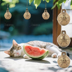 AUEAR, 8 Pieces Vintage Brass Bells 34mm Mini Jingle Bell for DIY Wind Chimes Home Decor