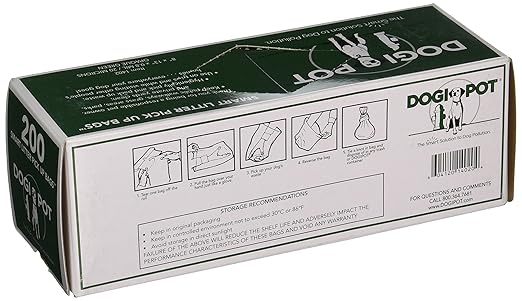 DOGIPOT 1402-1- Litter Pick up Bag Rolls (200 Bags per Roll)